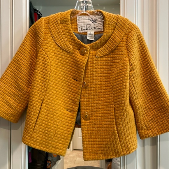 Mustard mustard wool jacket from Anthropologie / Tabitha - Picture 1 of 3